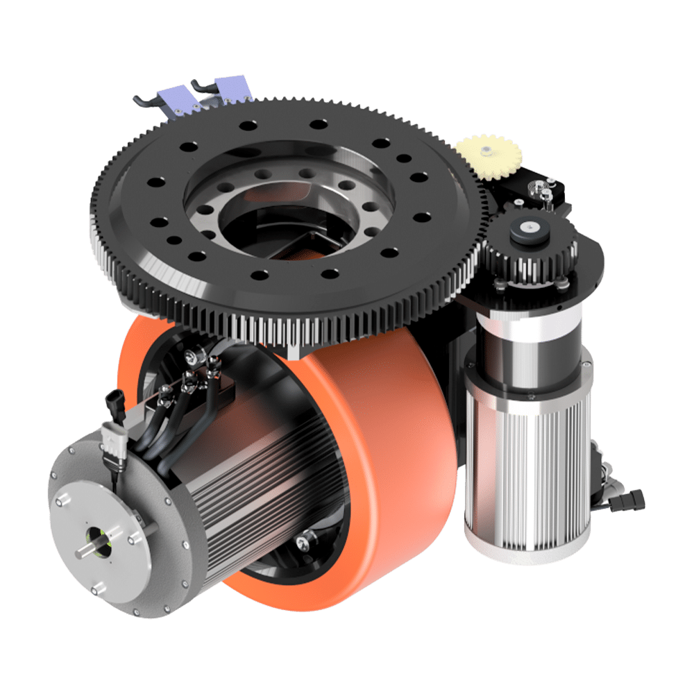 Horizontal wheel drive