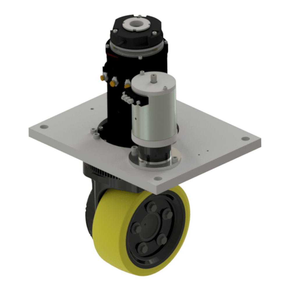 Vertical wheel drive